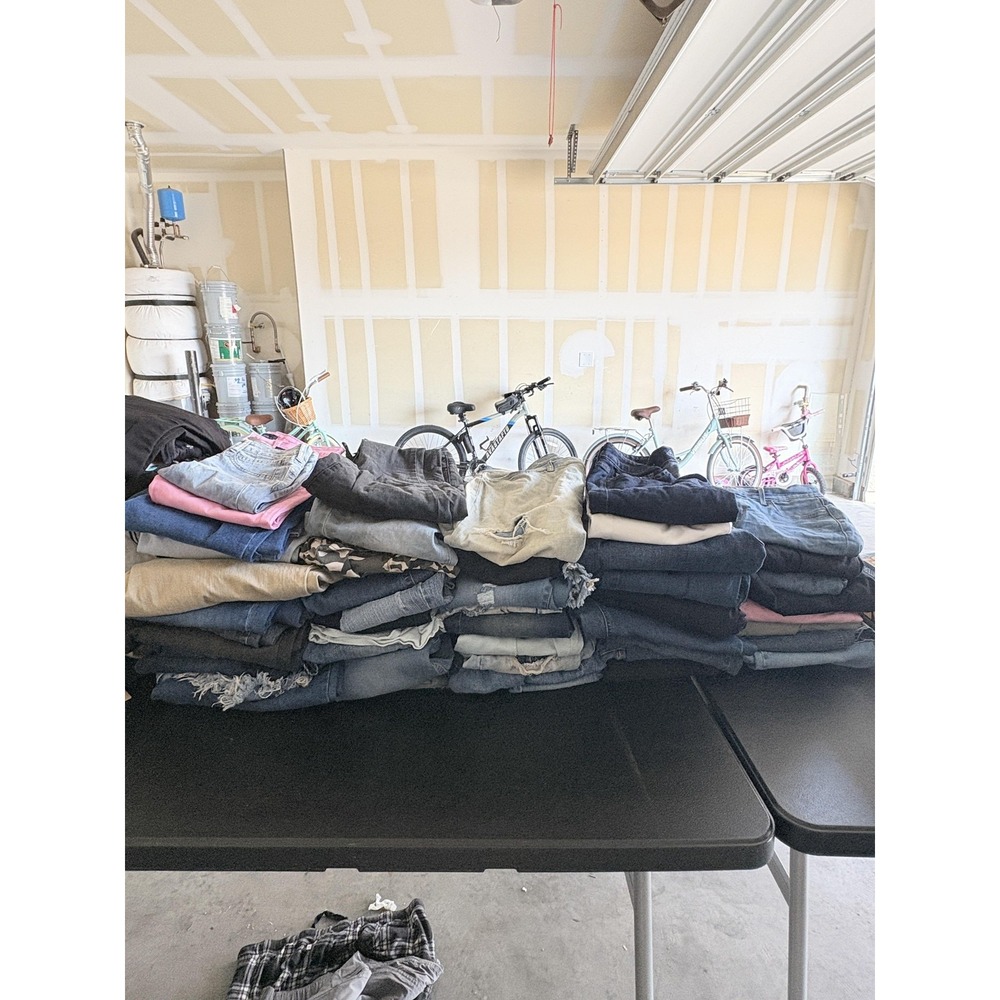 30 Pair Women's Jeans Reseller‎ Lot Mixed Brands Sizes Denim Wholesale 37 lbs